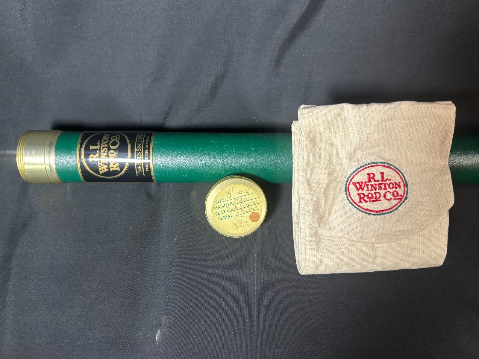 R.L.Winston WT 9ft 5wt 3pc fly rod Vintage Excellent Cond /Serial No.85303