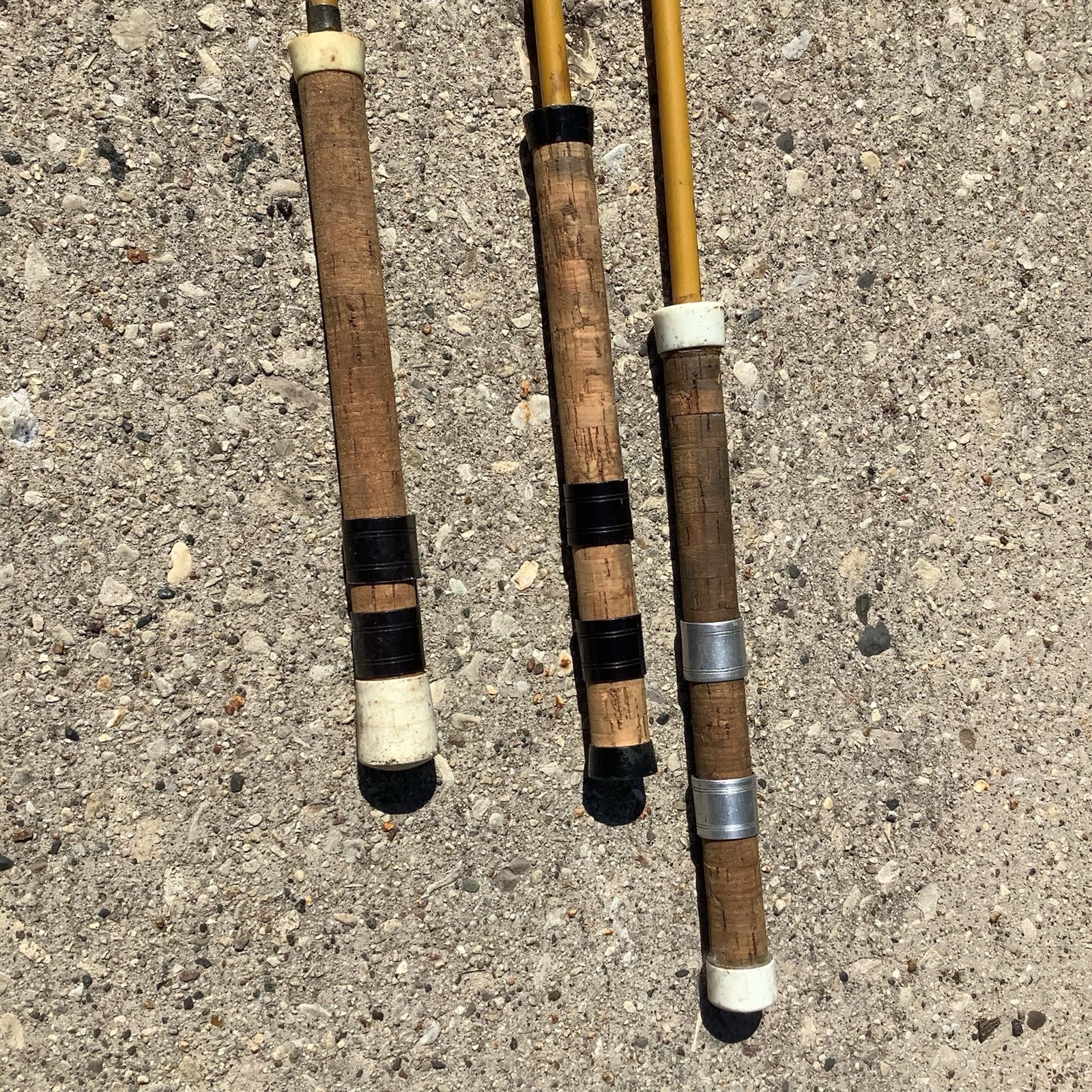 3 Vtg FENWICK, FL102-7 8.5 FT,FL90-5 7’3 1/2”,FL96-7 7’4 1/2”GLASS 2 PC ROD