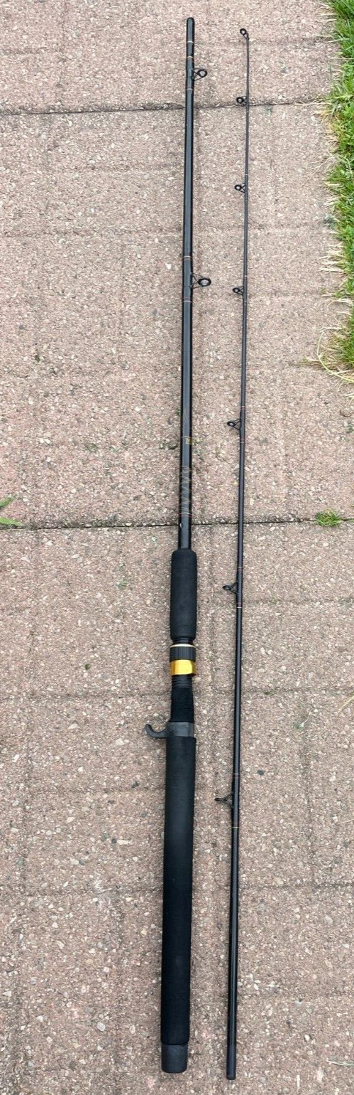 Vintage Zebco Pro Staff 8’ feet 2 Pc. Downrigger Action Fishing Rod 4365