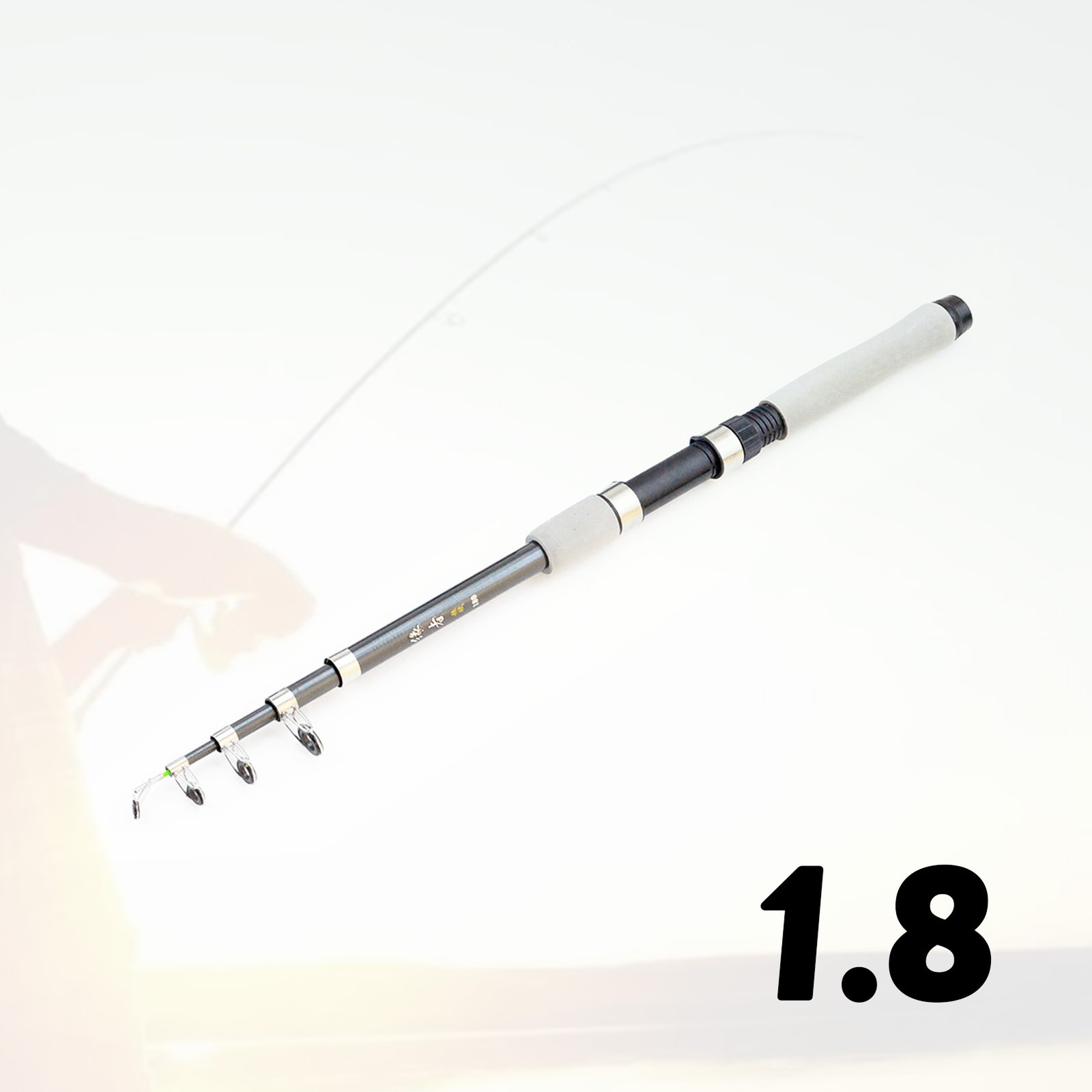 Telescopic Fishing Rod Fiberglass Spinning Rod Medium Fast Action Sensitivity