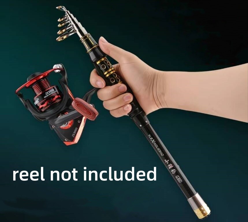 Telescopic Fishing Rod Carp Carbon Fiber Rod Spinning Casting Fast Action Pole