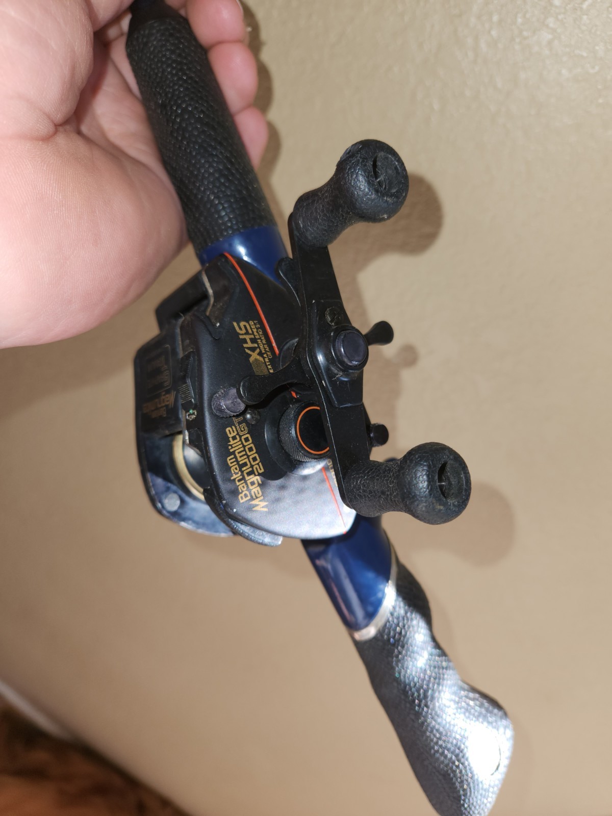 Vintage High Velocity Boron Casting Rod — BHV‑58 Bantam Magnumlite Fishing Reel