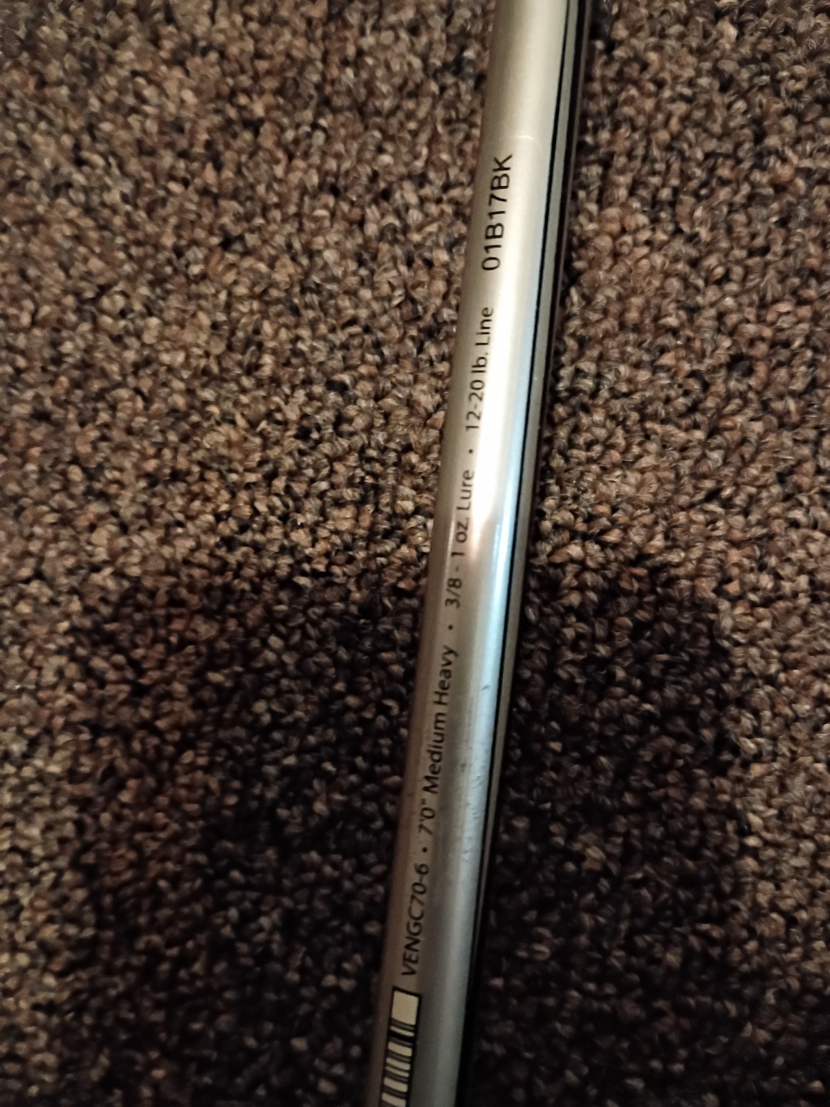 Abu Garcia Vengeance 7ft Medium Heavy Rod 12-20lb 3/8-1oz Foam Handle