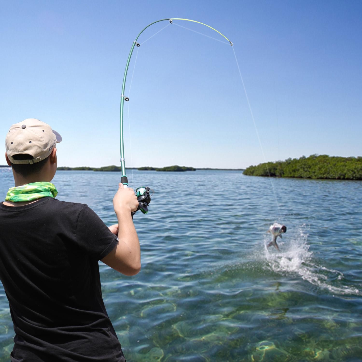 Sougayilang 1.8m Spinning Fishing Rod M Power Children Fishing Rod Telescopic Ro