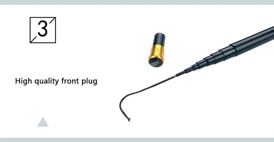 New Carbon Portable Telescopic Fishing Rod Stream Hand Pole Spinning Fishing Rod
