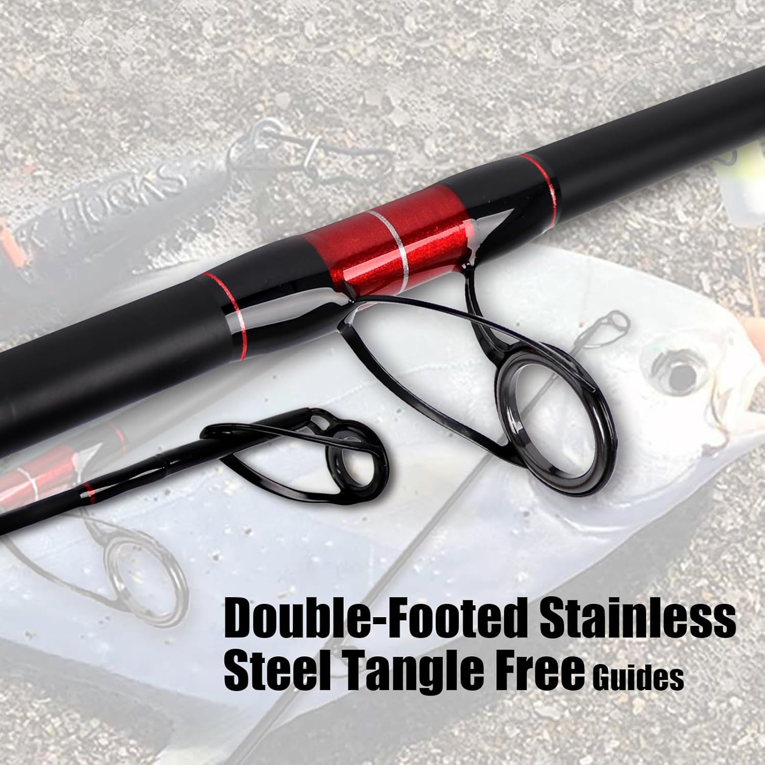 Surf Spinning Fishing Rod 2-Piece/3-Piece/4-Piece Carbon Fiber Travel Fishing Ro