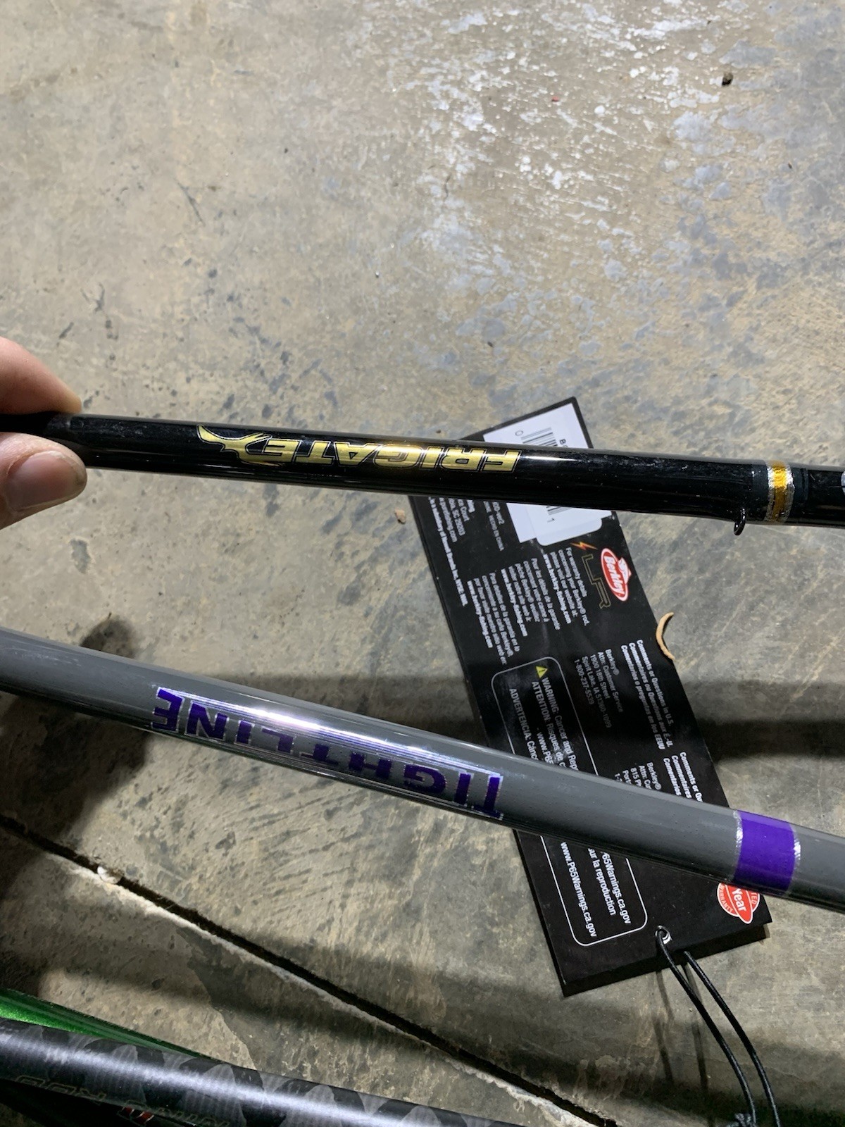 LOT OF 10 Assorted Brands FISHING RODS (BROKEN)