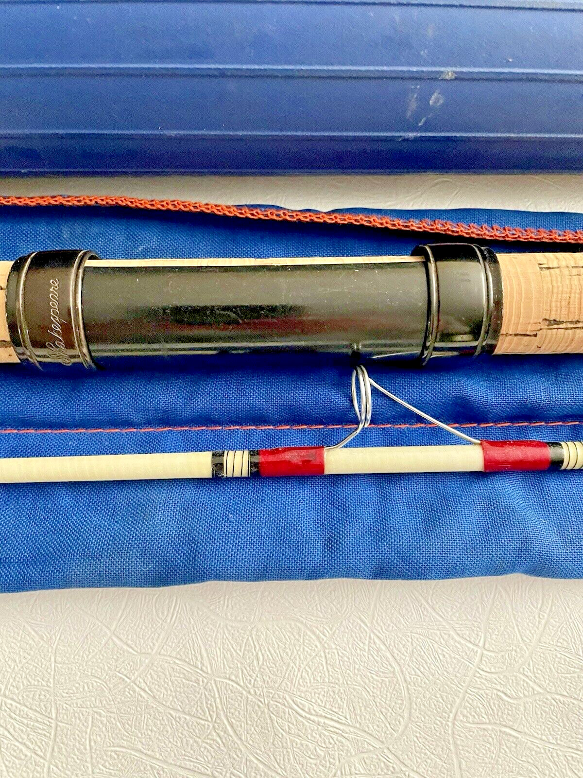 Vintage Shakespeare 1468 FBG (1959) 7ft Spinning Rod with Sock and Case