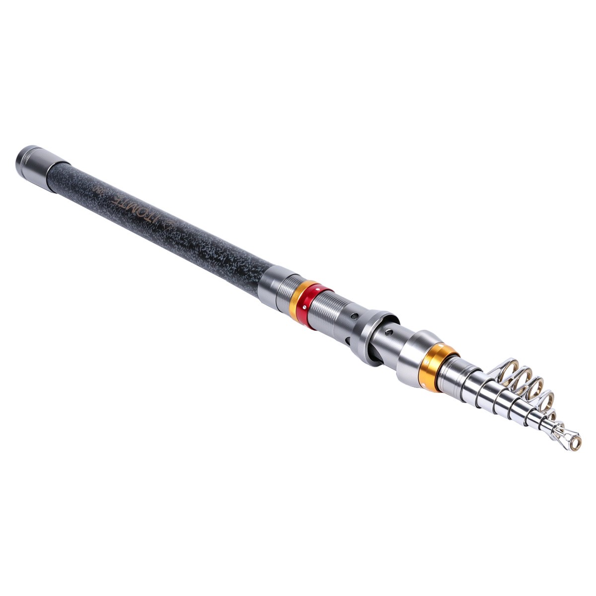 Carbon Fiber Fishing Rod Spinning Casting Pole Telescopic Fishing Rod 20-50lbs