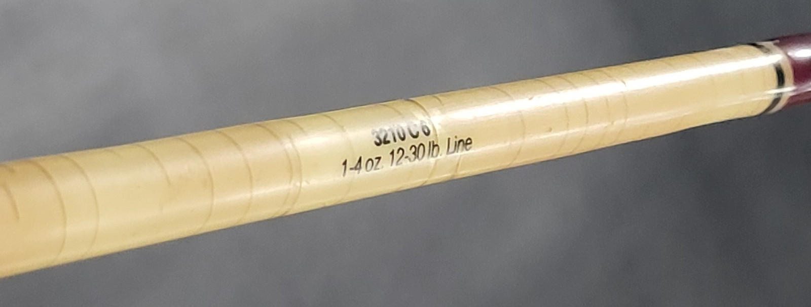 Penn Baymaster One Piece Spin Casting Rod – 6′ Model 3210C, Fiberglass, VG Cond