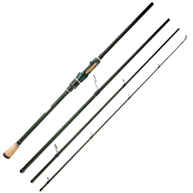 Spinning Casting Carbon Fishing Rod 4-5 Sections 1.8/2.1m/2.4m Travel Rod
