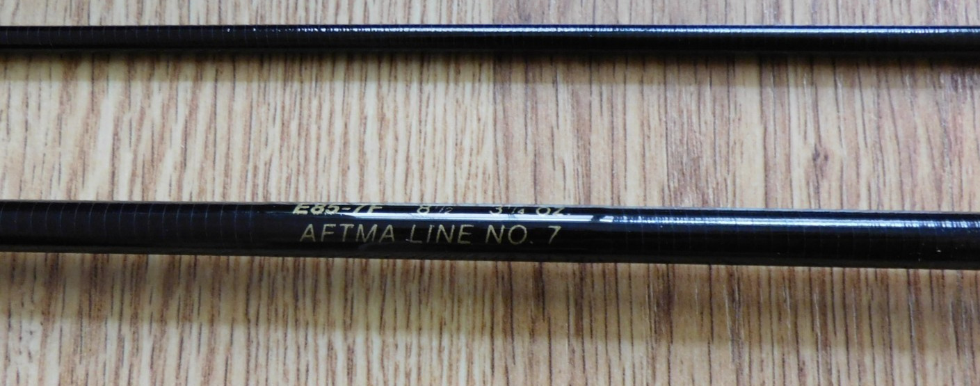 Fenwick Eagle Graphite 2 Piece 8′ 6″ Fly Rod 3 1/4oz 7wt W/ Sock & Tube E85 7F