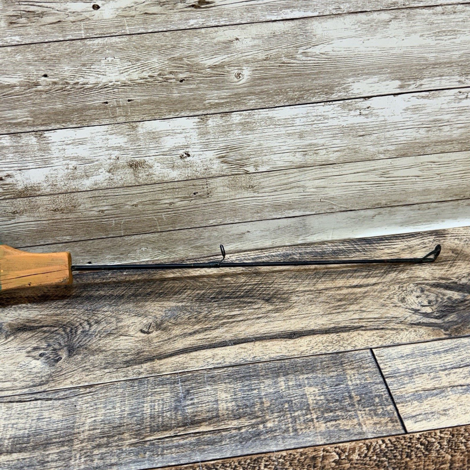 Green Hornet Ice Fishing Rod Hand Made Replica
