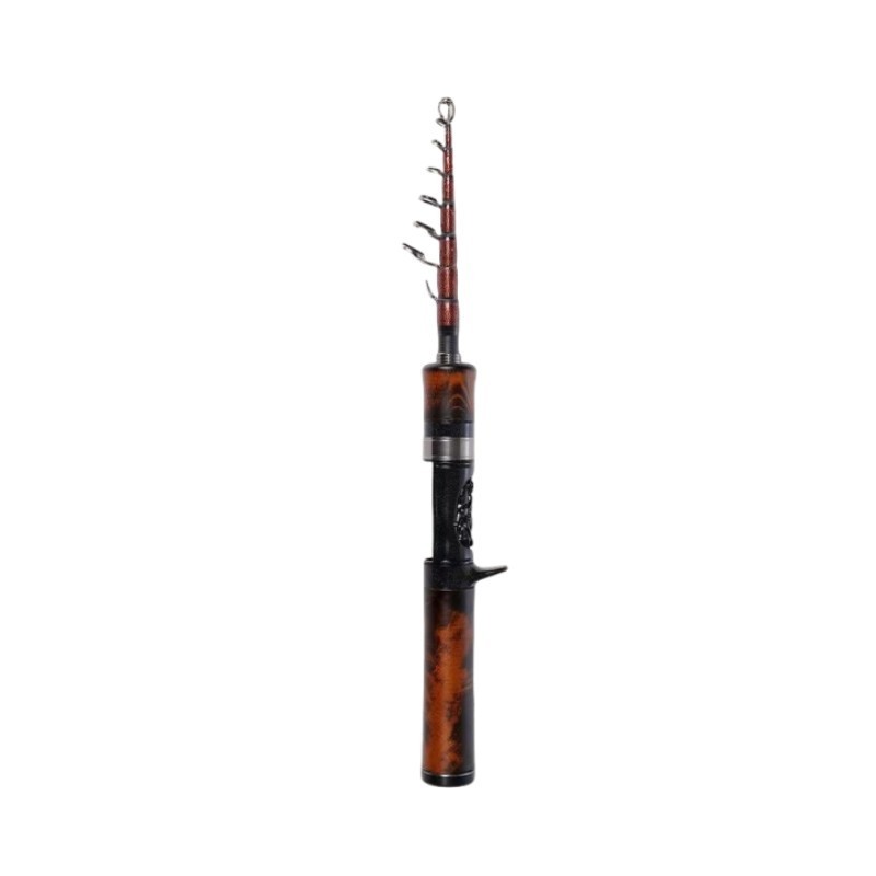 for ultra Light Carbon Fiber Telescopic Fishing Rod UL Fast Action Portable Bass