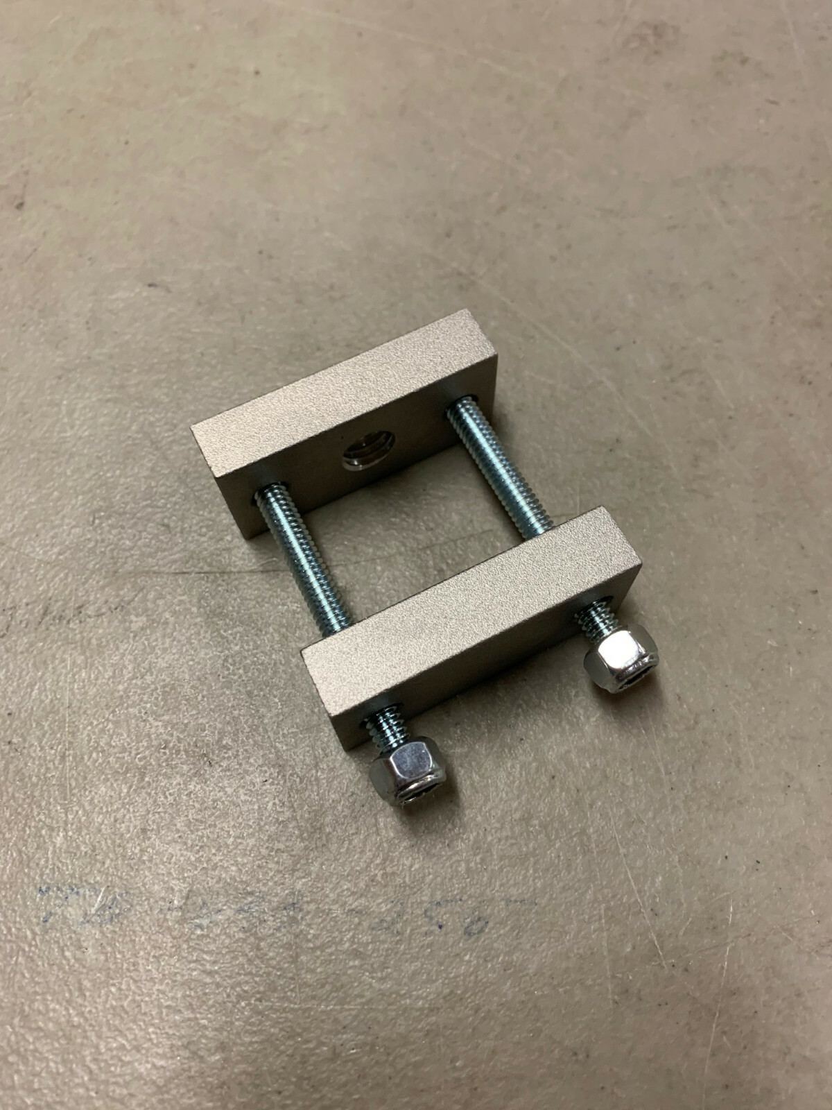 Heavy duty 48″ pontoon rail 7/8″ solid bar with four 1/2″ threaded holders*