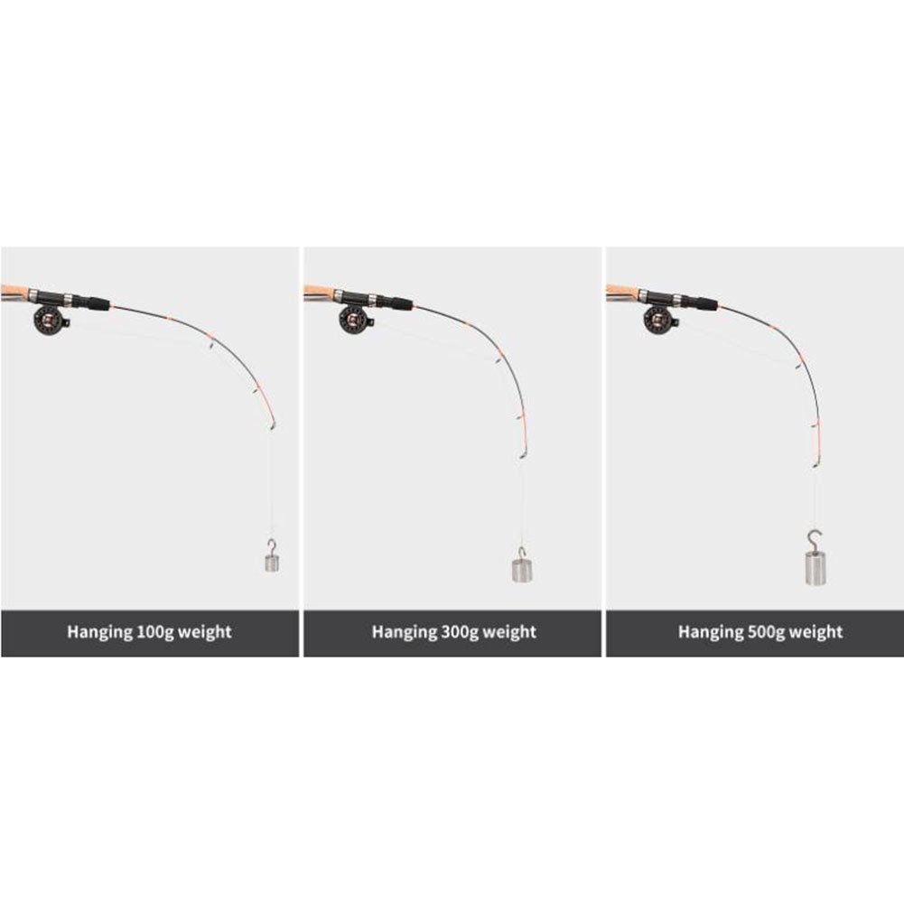 3260cm Ice Fishing Rod with Cork Handle and 3 Tips for Spin Travel Poles