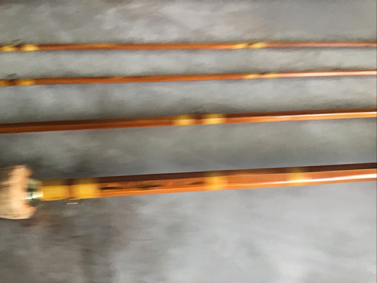 JAMES D STAFFORD 9’0” Split Bamboo Fly Rod with FULL LENGTH EXTRA TIP!! R12
