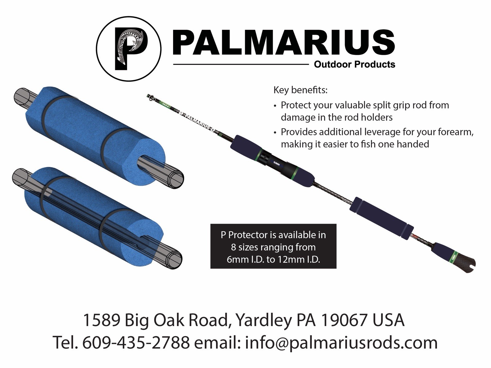 Palmarius’s Rod Protector Slow And Split Grip Rods 5mm