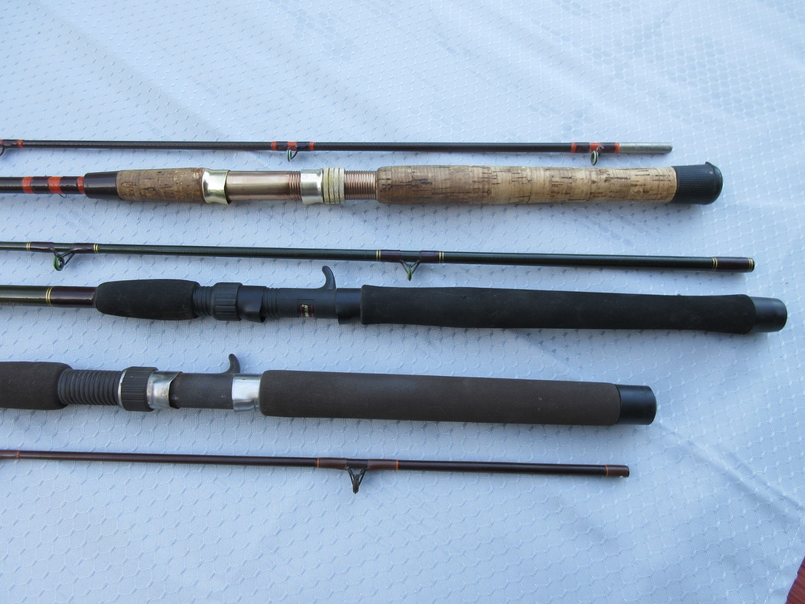 3 Casting Rods Fishing Rods Kunnan and Kodiak