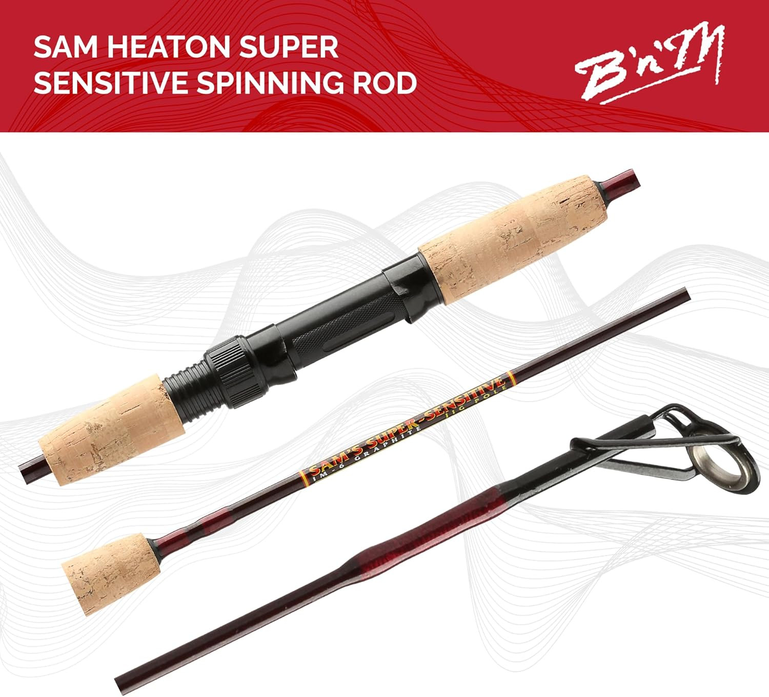 Bnm Sam Heaton Super-Sensitive Series Pole 7Ft 2Pc Spin
