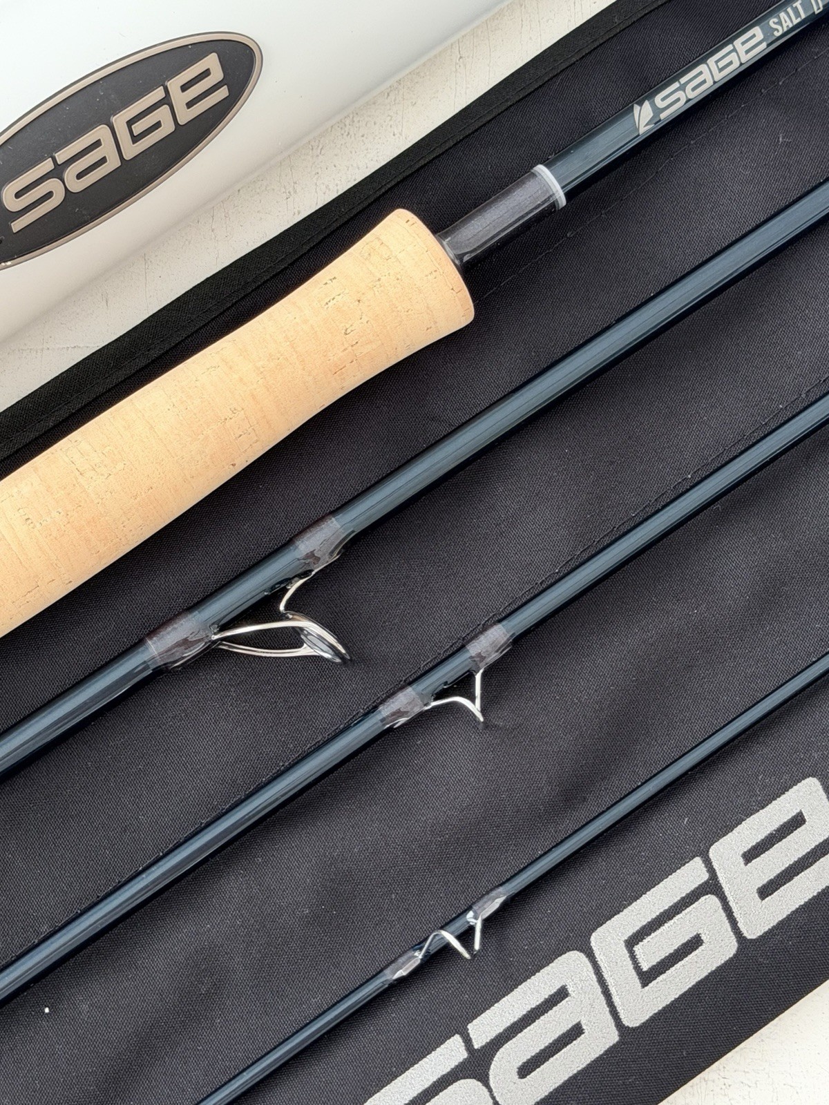 **BEAUTIFUL** 🔥 SAGE R8 SALT 9wt. 9’ft~4Pc FlyRod!! 🔥~LEGENDARY~🔥