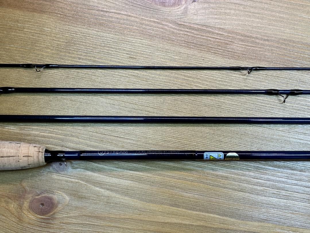 TIEMCO J-Stream JS733-4 Fly Rod 7’3″ #3 4pc w/ Rod Case Japan