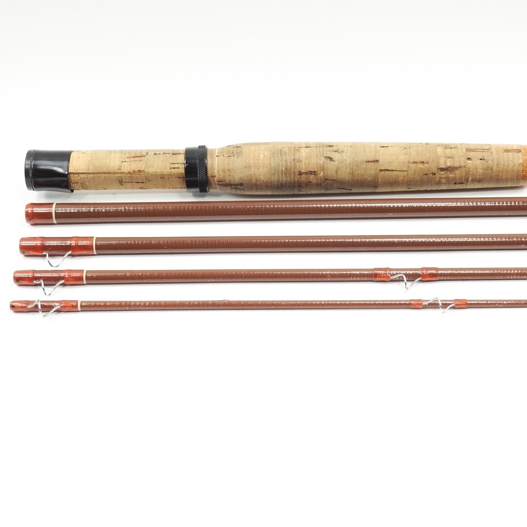 Scott Powr-Ply Fiberglass Fly Rod. 7’ 6” 5wt. F-75. 5-Piece. W/ Tube and Sock.