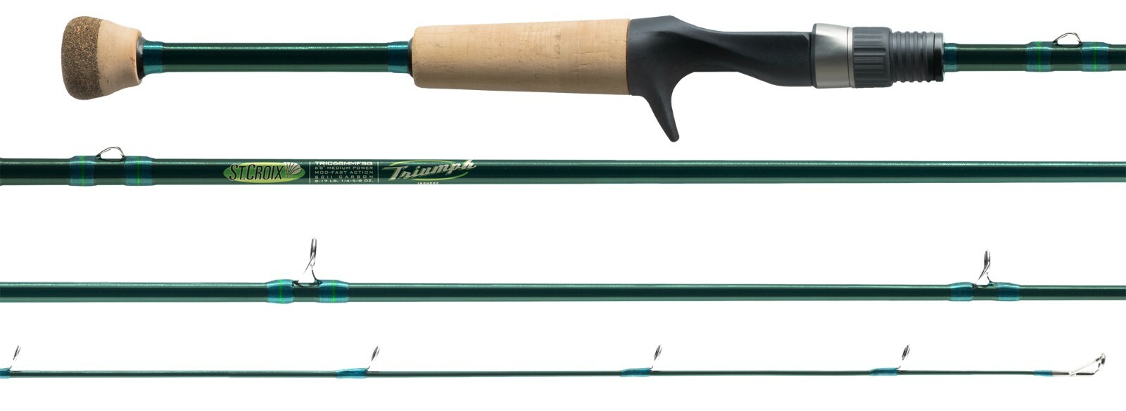 St. Croix Triumph Inshore 6’8″ Medium Heavy Mod Fast Casting Rod TRIC68MHMFSG