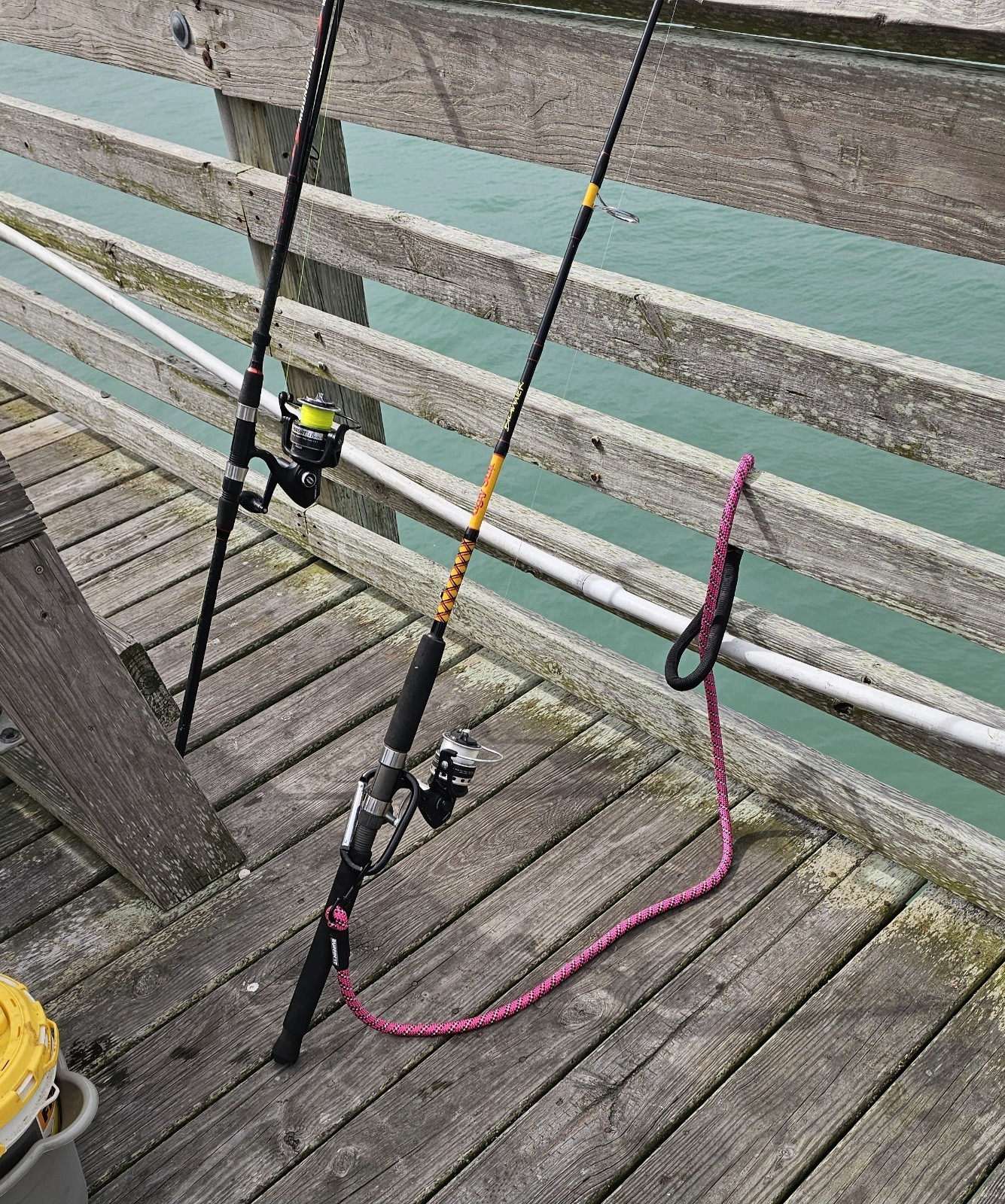 Rod Saver For Pier Or Dock Fishing