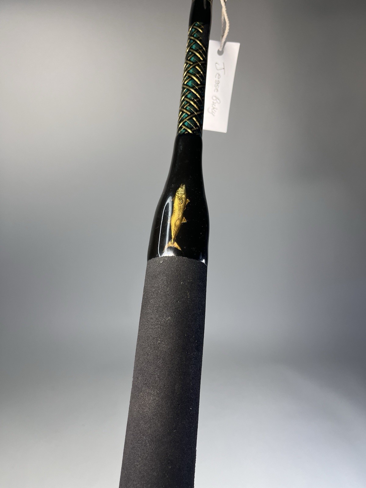 Jesse Buky Custom Built Wrapped Heavy Duty “KatNap” Vintage Fishing Rod 6′
