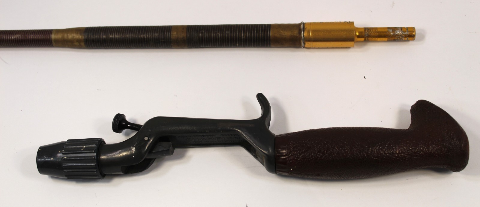 Vintage Champion Featherweight Products Pistol Fishing Rod Handle & Pole