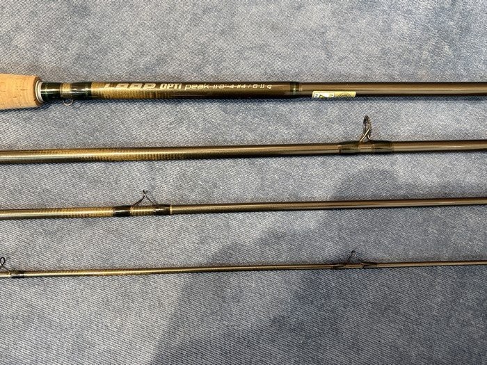 Rare LOOP OPTi Peak 4110-4 Fly Rod 11’0-4 #4/8-11g 4p Freshwater Fishing Rod