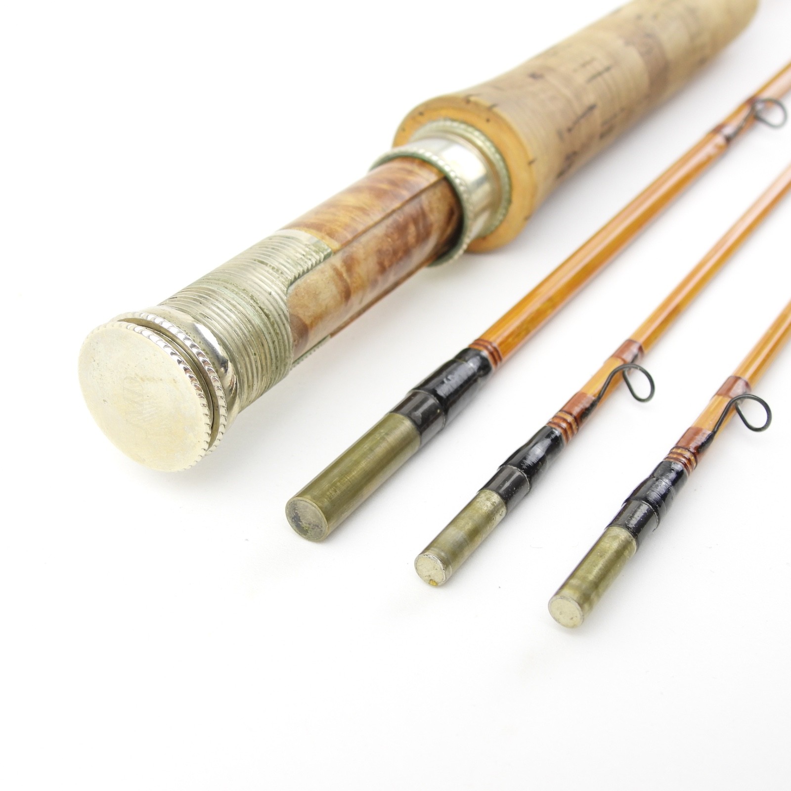 Jon M. Dann “Traveling Companion” Bamboo Fly Rod. 7’. 4wt. W/ Tube & Sock.