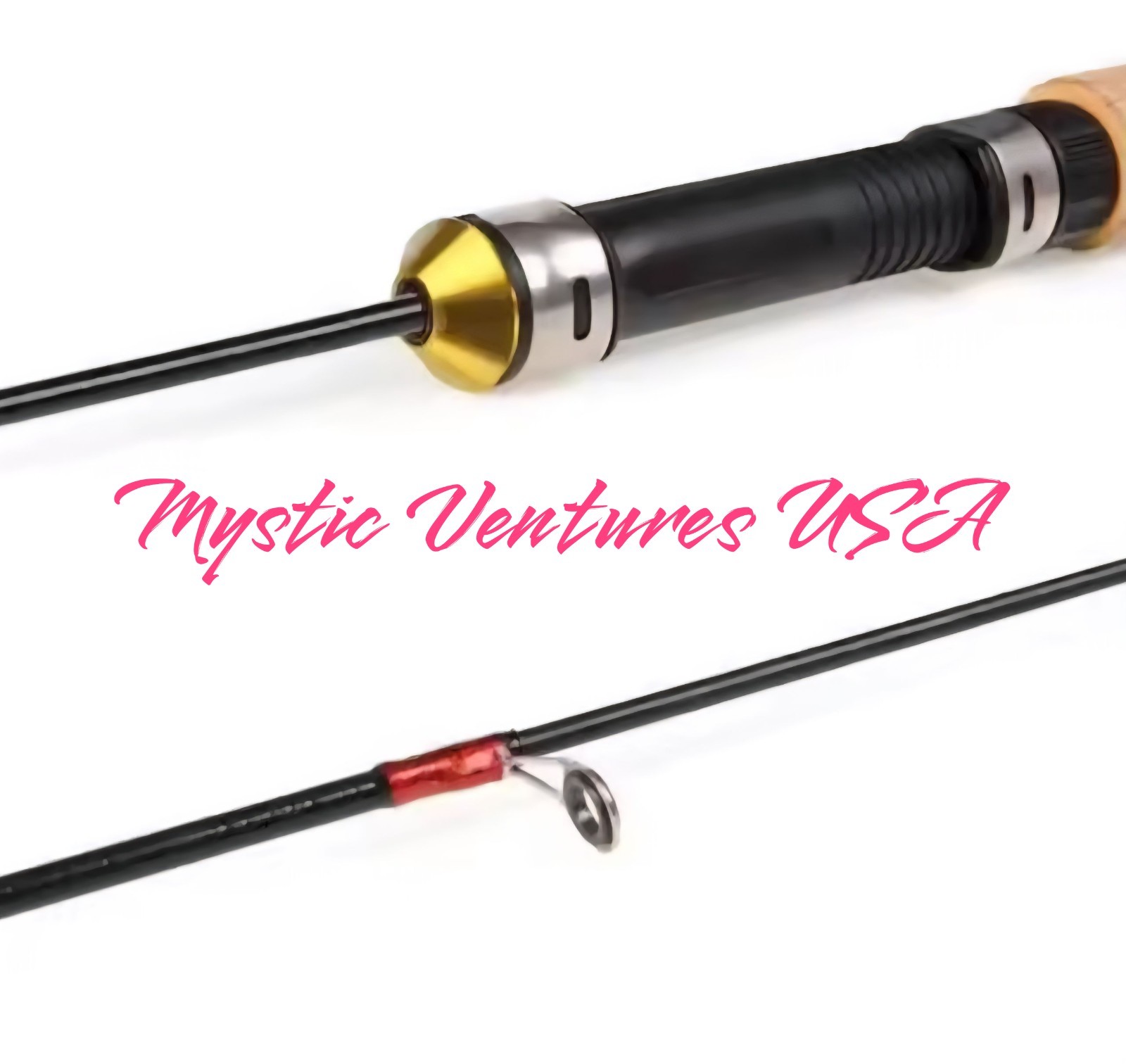 Telescopic Ice Fishing Rod New 60cm (24″) Packs Down To 10″ – Cork Handle Med-Lt
