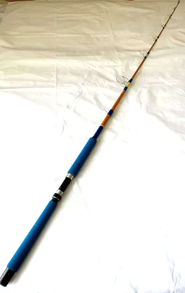 Kencor 610-70S 7’ Tenlew Magnaglas 12-40Lb Spinning Fishing Rod Made In USA RARE