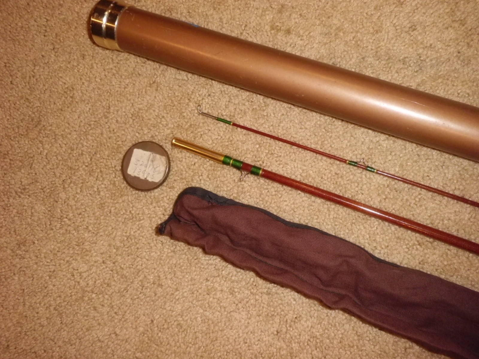 Vintage SILAFLEX Perfexion Model 211 Fibertglass Fly Rod- USA- HDH fly line