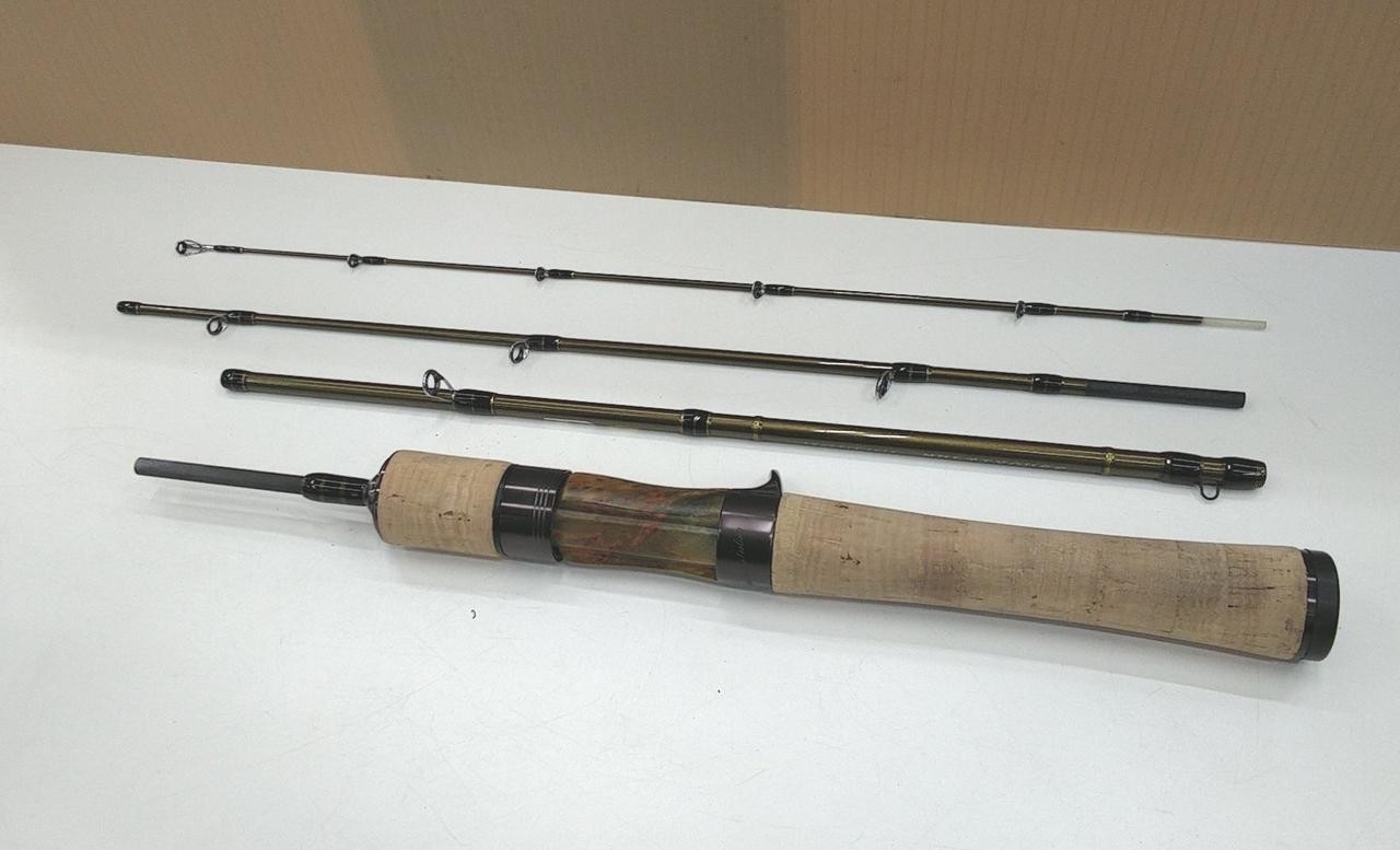 Smith TRMK-C394UL Trout Fishing Rod 3’9″ (35.5cm), 4-Piece, 2-7g Lure