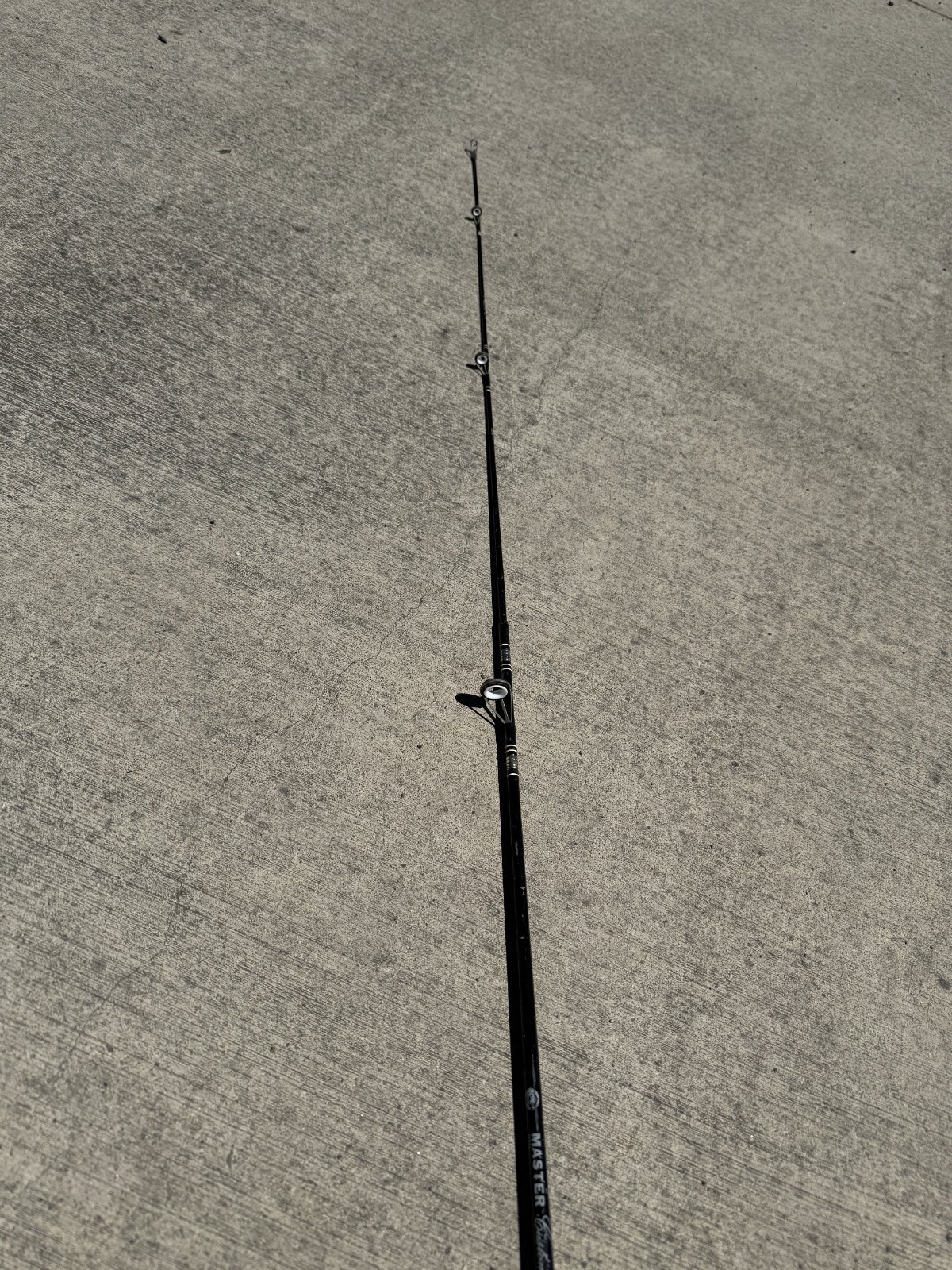 Vintage Master Fishing Tackle Corp. Custom Black 6056 2-Piece 5′ Fishing Rod
