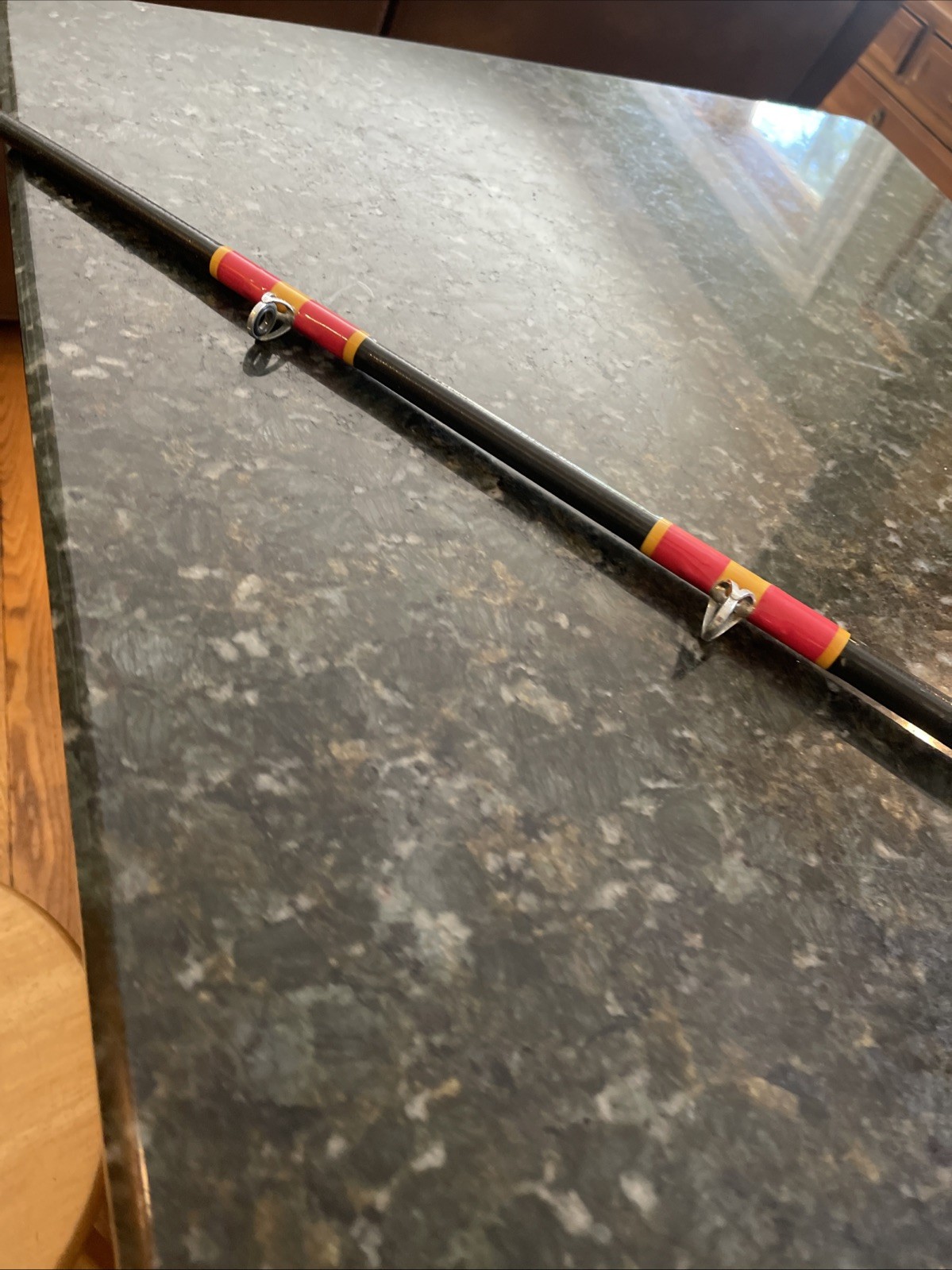 shakespeare ugly stick 7’8” custom salt H20 Heavy Fuji Reel Seat Vtg 7 Guide 1pc