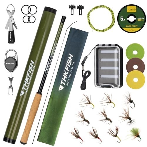 Tenkara Fly Fishing Rod Kit 8.7ft/10.6ft/11.6ft – Carbon Fiber Telescopic Combo