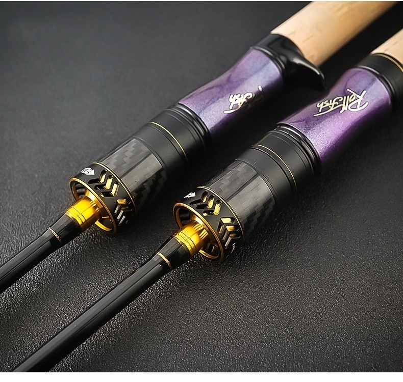 Fishing Rod Carbon Fiber Ultra Light Spinning Casting Poles Fast Travel Lure Rod