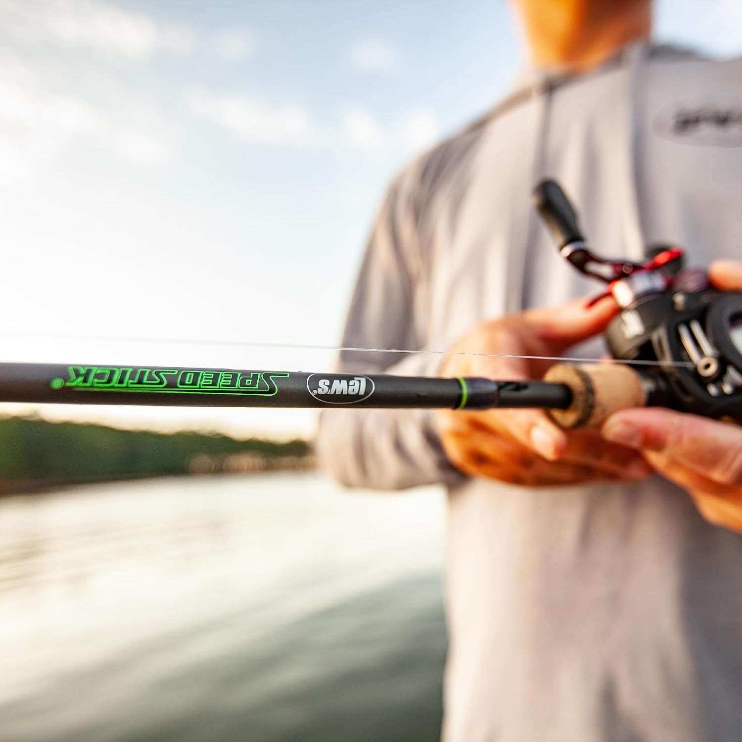 Lew’s Speed Stick Casting Fishing Rod, IM8 Graphite Blank with Fuji Concept O…