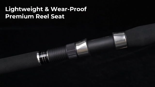 Travel Fishing Rod, Telescopic & 4-Piece Portable 24T Carbon Fiber Rod, Stainles