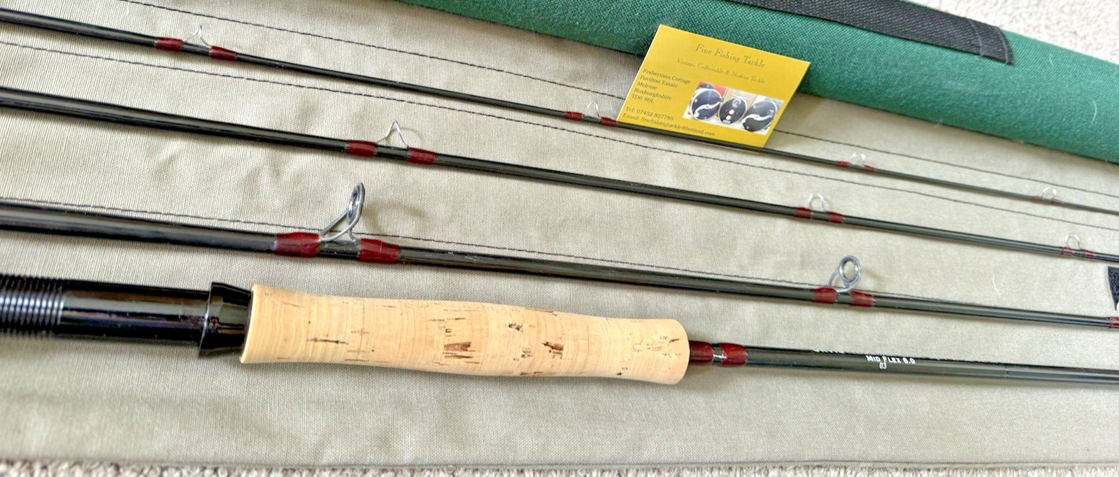 Orvis Clearwater Classic 9 Foot #8 4 Piece Fly Rod Mid Flex with Bag & Tube