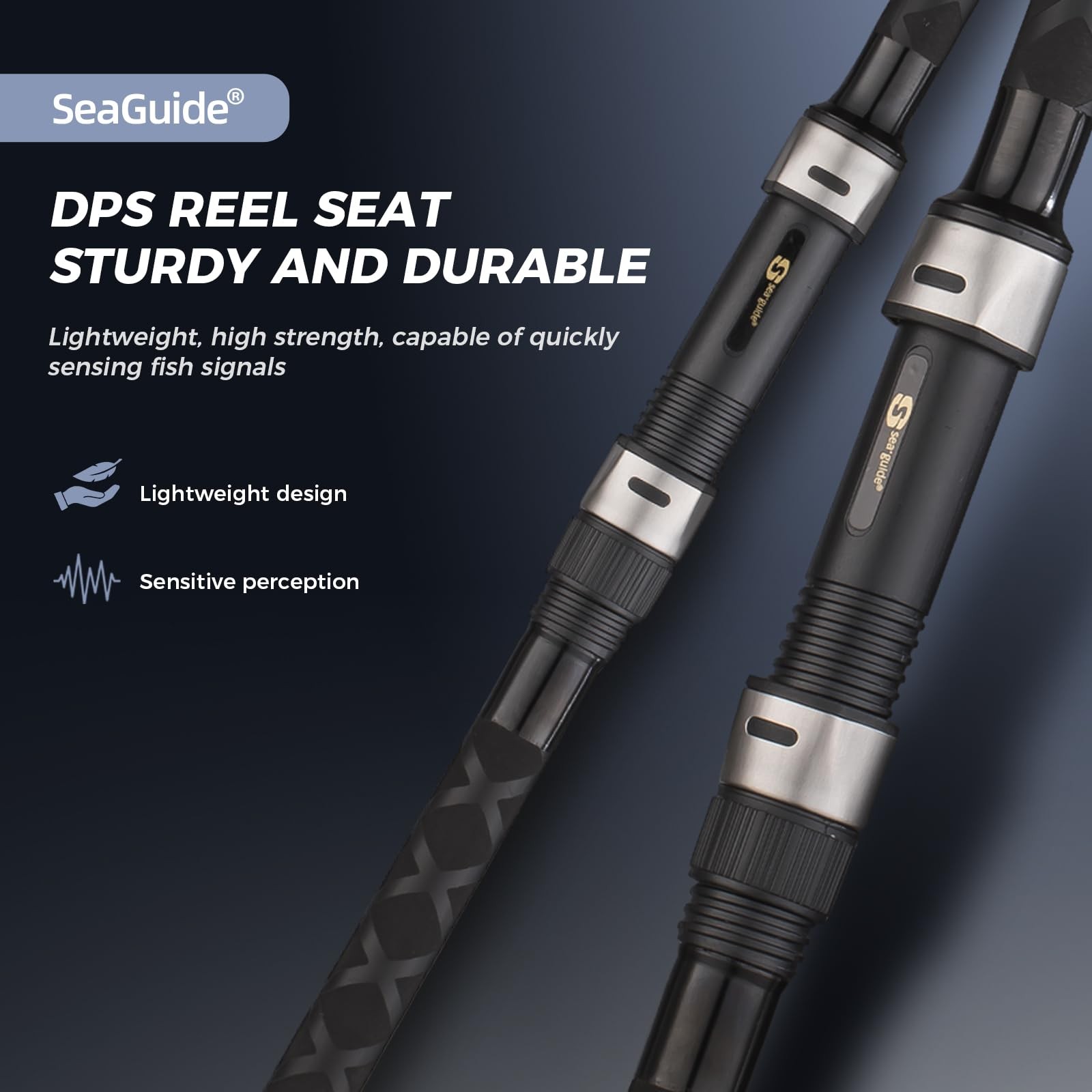 Fishappy Surf Rod Graphite Surf Spinning Fishing Rod Seaguide Reel Seat 9 – 2