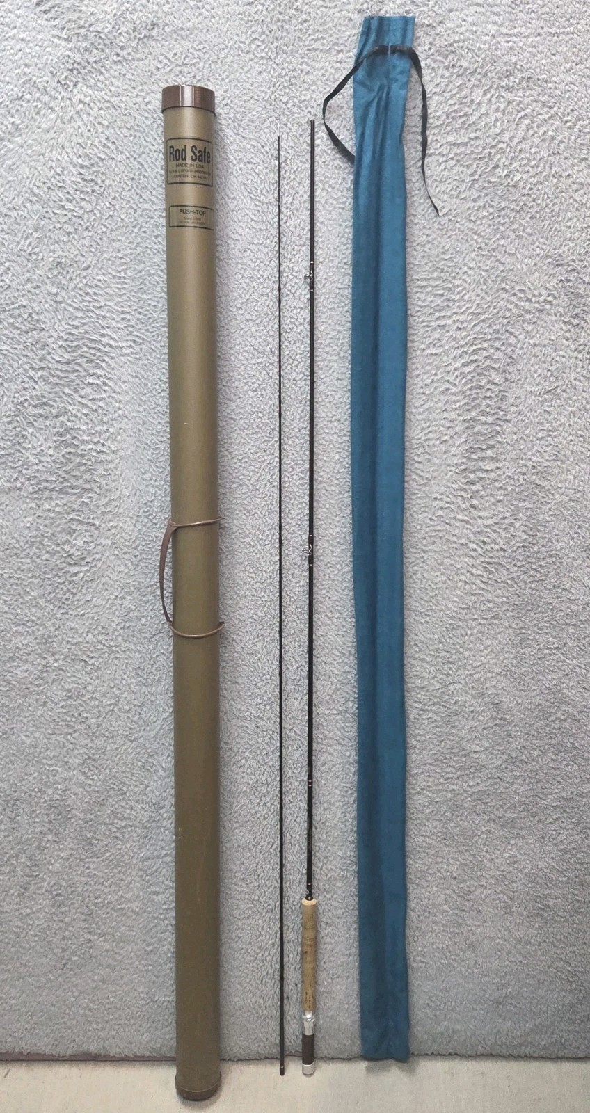Vintage Esprit Graphite by Lamiglas F906.9 fly rod. Tube Is For Reference.