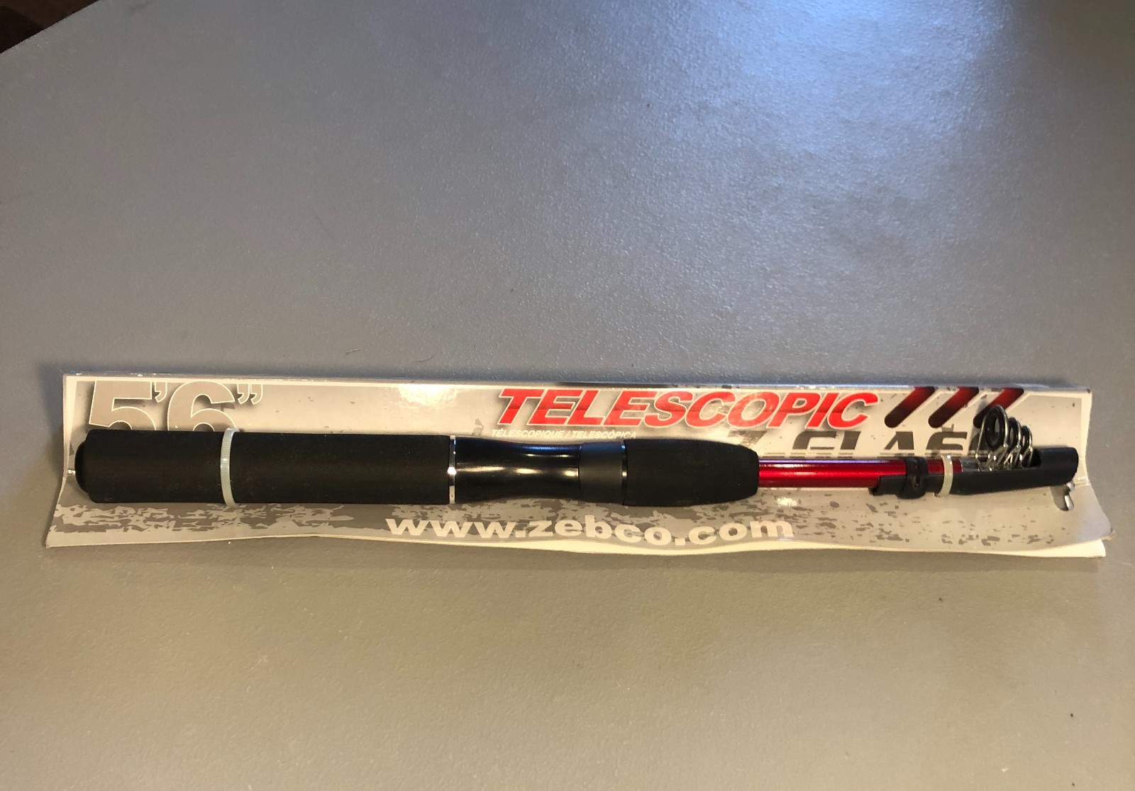 Zebco Z-Cast Telescopic Collapsible Fishing Rod 5’6”