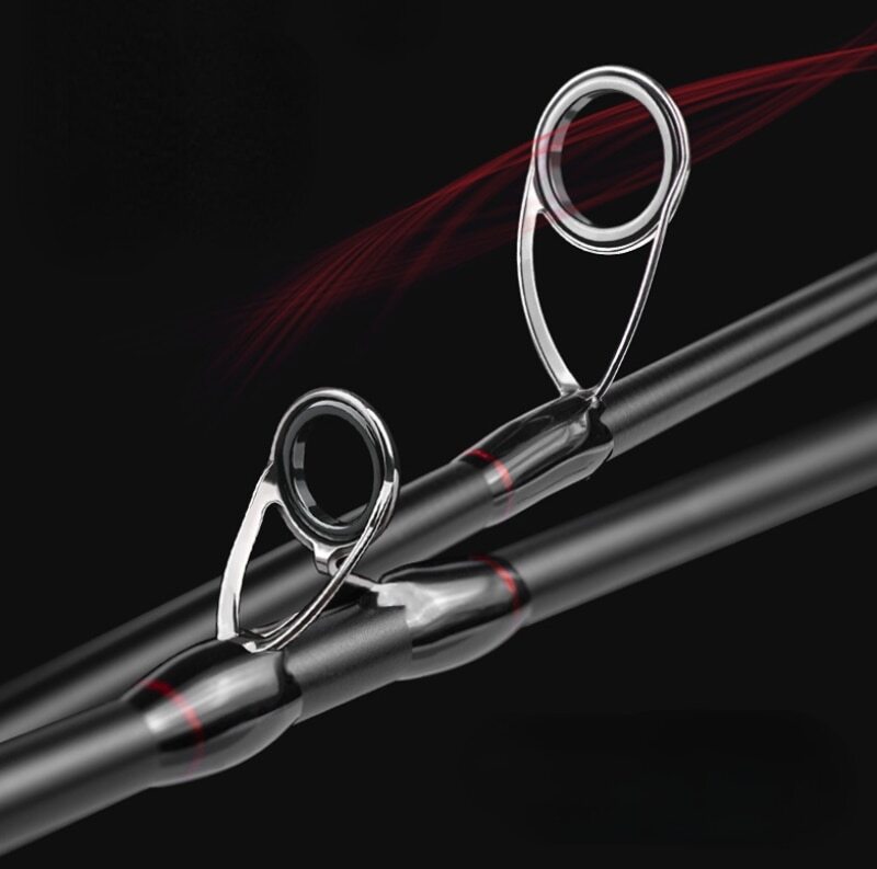 1.8M 2.1M 2.4M Fishing Rod 3 Section Poles Carbon Fiber Spinning/Casting Rods