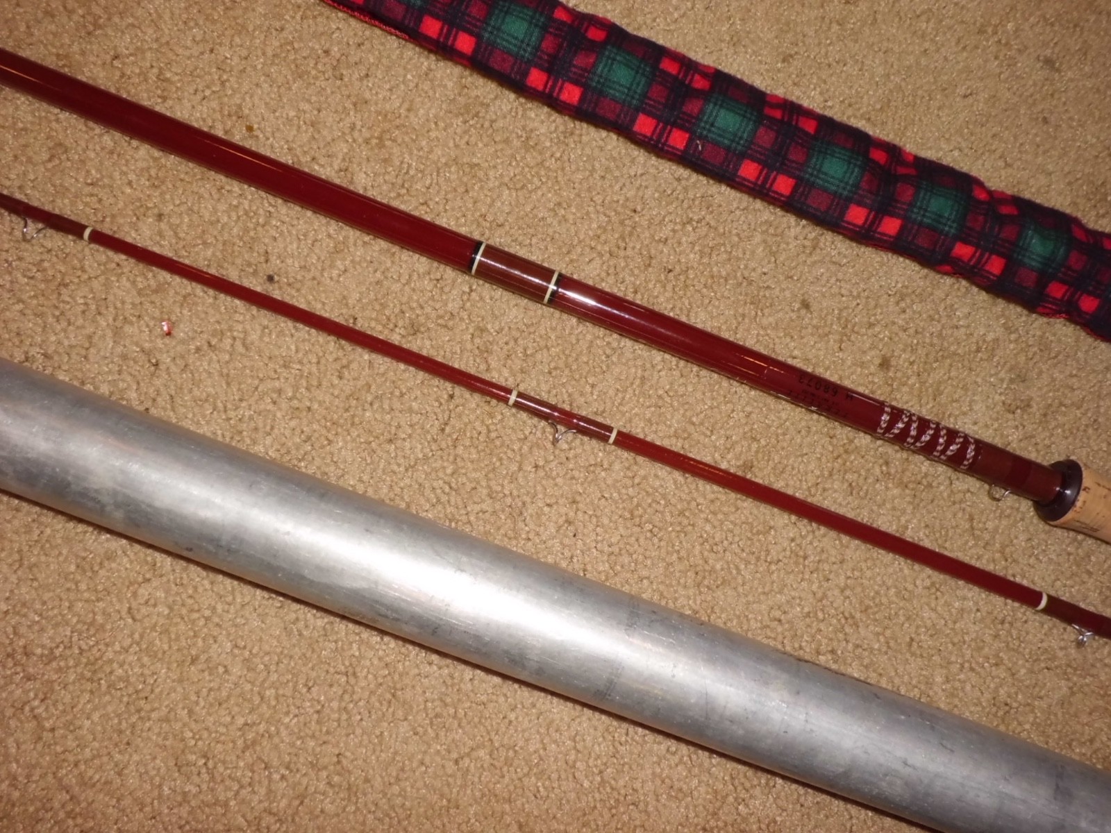 Vintage FENWICK Feralite ff85 Fly 8’6″ Rod made in USA #H68073- 7-8 fly wt.