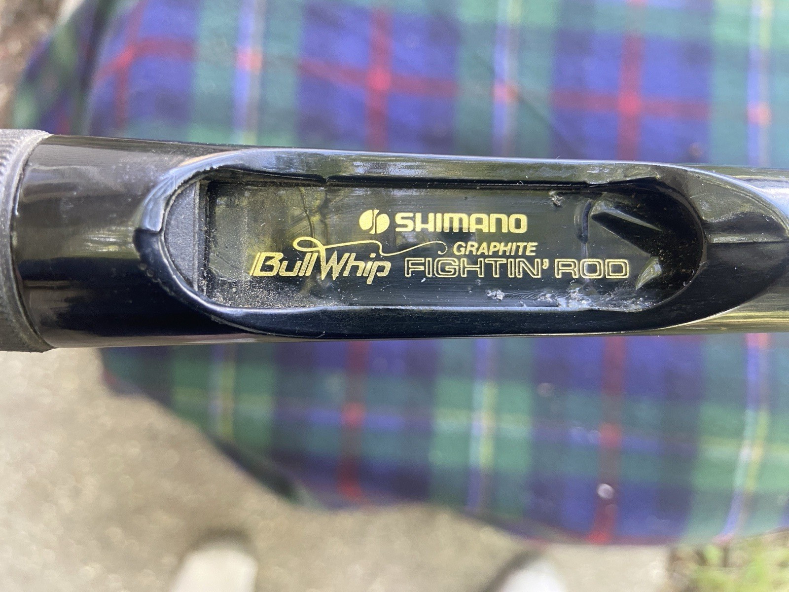 SUPER CLEAN SHIMANO BULLWHIP GRAPHITE FIGHTIN CASTING ROD 5’6″ BMP-1551 1 PIECE